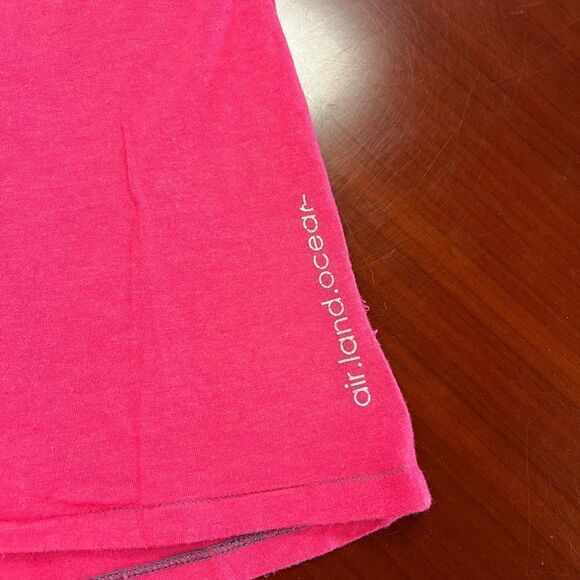ALO Yoga Pink Bamboo Cool Fit Cap Sleeve T-Shirt sz XS - Picture 3 of 6